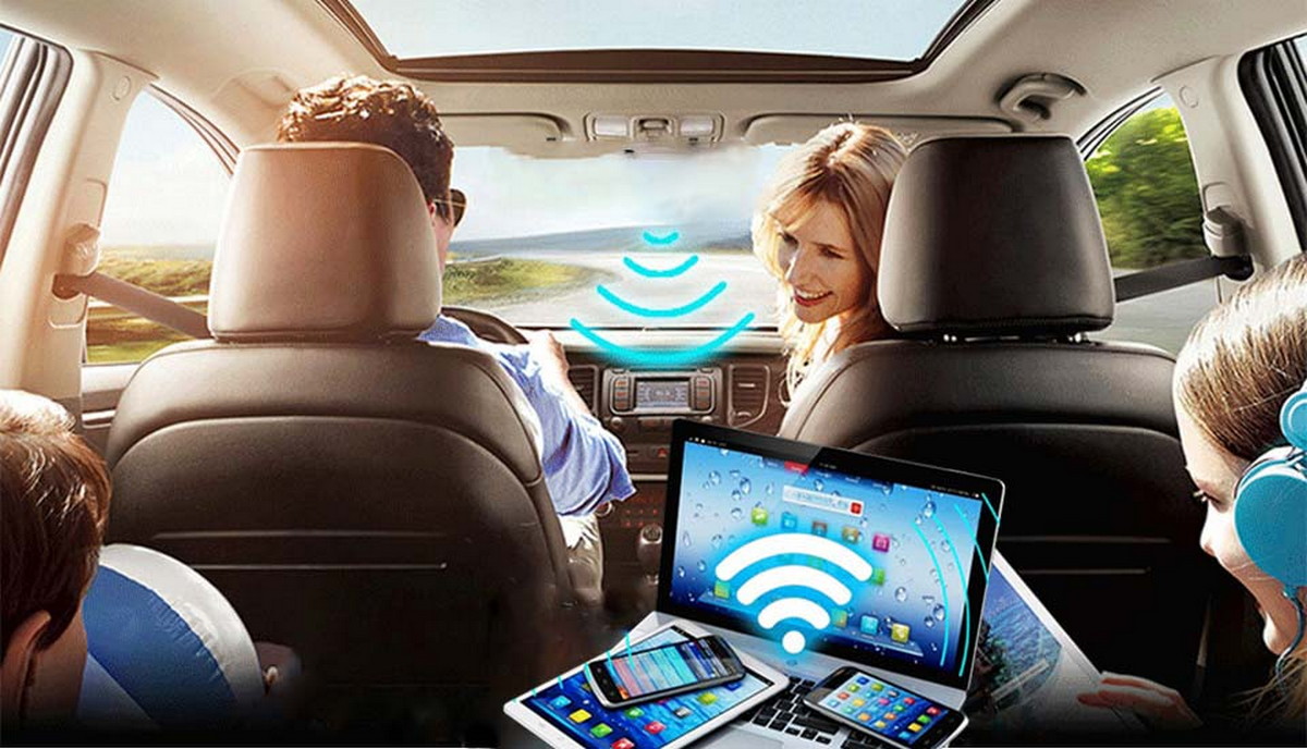 Internet Wifi dans la voiture 4G HOTSPOT - caméra profio x6